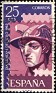 Spain - 1962 - Stamp World Day - 25 CTS - Purple - Face - Edifil 1431 - Mercury - 0